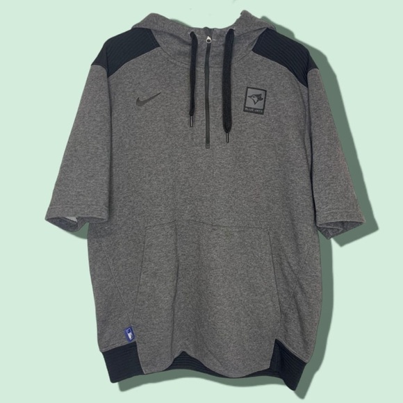 Nike Men’s BlueJays Baseball Short Sleeve Hoodie, Size  XL - Picture 1 of 5